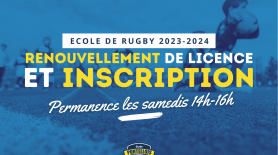 Renouvellement des licences 2023-2024