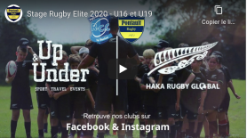 Stage Rugby Elite 2020 - U16 et U19