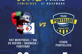 Match féminines 21/11/2021 - Rst Montreuil / Val de Bievre / Bagneux / Fontenay