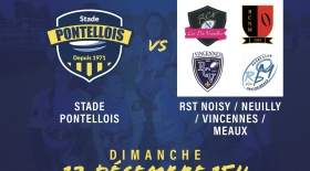 Match féminines vs RST NOISY / NEUILLY / VINCENNES / MEAUX 12 12 2021